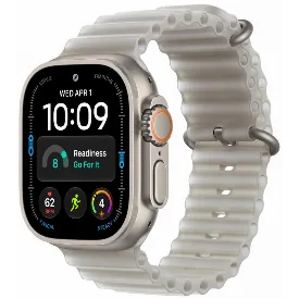 Смарт-часы Apple Watch Ultra 4, Natural Titanium Translucent Gray Ocean Band