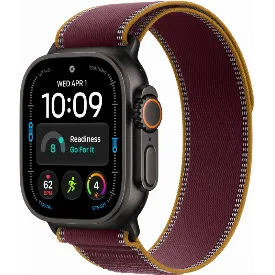 Смарт-часы Apple Watch Ultra 4, Black Titanium Burgundy Trail Loop M/L