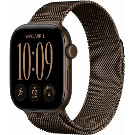 Умные часы Apple Watch Series 12 46 мм, GPS, Dark Bronze Aluminum, Dark Bronze Milanese Loop, M/L