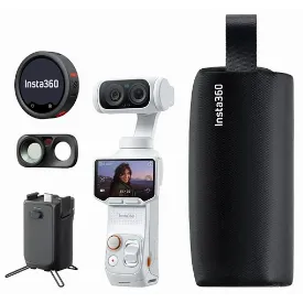 Экшн-камера Insta360 Luna Ultra 8K Dual-Lens Gimbal Camera Creator Bundle, белый