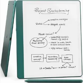 Электронная книга Amazon Kindle Scribe (2024) 64Gb with Premium Pen Metallic Jade