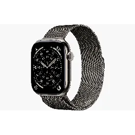 Умные часы Apple Watch Series 11 46 мм, Natural Titanium Case, Slate Milanese Loop M/L