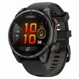 Умные часы Fenix 8 Pro, 47 мм, AMOLED Sapphire Carbon Gray DLC Titanium Black/Pebble Gray (010-03198-01)