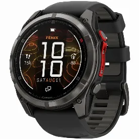 Умные часы Fenix 8 Pro, 51 мм, MicroLED Sapphire Carbon Gray DLC Titanium Black / Pebble Gray (010-03380-00)