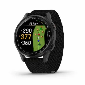 Умные часы Garmin Approach S50, 43mm, Black, черный (010-03010-00)
