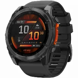 Умные часы Fenix 8, 51 мм, Amoled Slate Gray / Black, черный (010-02905-00)