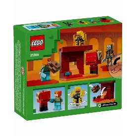 Конструктор LEGO 21266 Minecraft Битва за лаву Нижнего мира