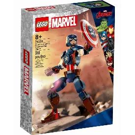 Конструктор LEGO 76258 Super Heroes Сборная фигурка Капитана Америки