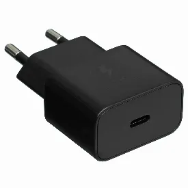 Сетевое зарядное устройство Samsung USB-C 25W Power Adapter, Black, черный
