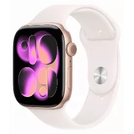 Умные часы Apple Watch Series 11 46 мм, S/M 130-200 мм, Rose Gold Aluminum Case, Light Blush Sport Band