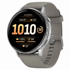 Умные часы Garmin Venu 4, 45 мм Silver/Gray (010-03014-01)