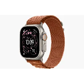 Смарт-часы Apple Watch Ultra 3, Natural Titanium Terra Cotta Alpine Loop, S
