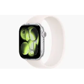 Умные часы Apple Watch Series 11 42 мм, Silver Aluminum Case, Light Blush Solo Loop