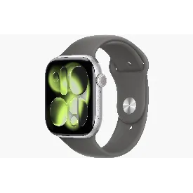 Умные часы Apple Watch Series 11 46 мм, S/M 130-200 мм, Silver Aluminum Case, Stone Gray Sport Band