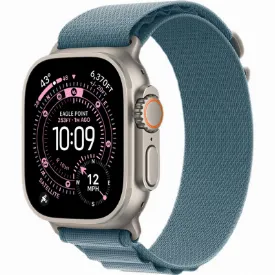 Смарт-часы Apple Watch Ultra 3, Natural Titanium Light Blue Alpine Loop, L