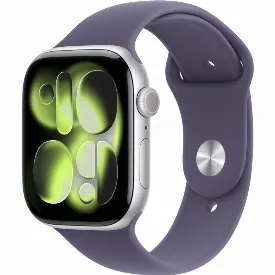 Умные часы Apple Watch Series 11 46 мм, S/M 130-200 мм, Silver Aluminum Case, Purple Fog Sport Band