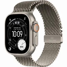 Смарт-часы Apple Watch Ultra 3, Natural Titanium Natural Milanese Loop, L
