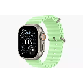 Смарт-часы Apple Watch Ultra 3, Natural Titanium Neon Green Ocean Band