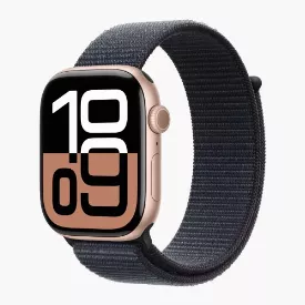 Умные часы Apple Watch Series 10 46 мм Rose Gold Aluminium Case with Black Sport Loop