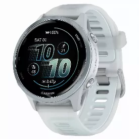 Умные часы Garmin Forerunner 570, 42 мм, Cloud Blue / Translucent Whitestone (010-02970-01)