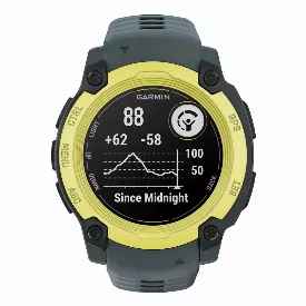Умные часы Garmin Instinct E 40mm, Electric Lime / Twilight, синий (010-02932-01)