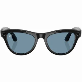 Очки Ray-Ban Skyler Shiny Black Cerullean Blue, 150 52 Size