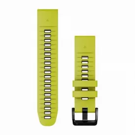 Ремешок Garmin Quickfit, 22 мм, Watch Band Electric Lime/Graphite Silicone