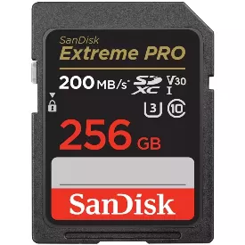 Карта памяти SanDisk Extreme Pro SDXC 256 ГБ SDSDXXD-256G-GN4IN