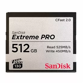 Карта памяти SanDisk Extreme Pro CFast 2.0 512 ГБ SDCFSP-512G-G46D