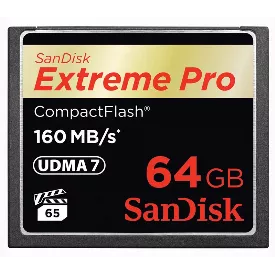 Карта памяти SanDisk CompactFlash Extreme Pro 64 ГБ SDCFXPS-064G-X46