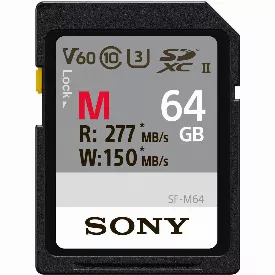 Карта памяти Sony SF-M64/T2 SDXC 64 GB