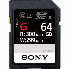 Карта памяти Sony SF-G Series SF-G64 64 GB