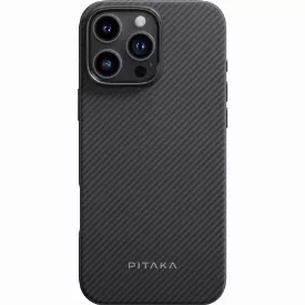 Чехол Pitaka Military-Grade Protective Case для iPhone 16 Pro Max, Black/Gray Twill