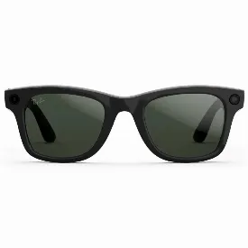 Очки Ray-Ban Wayfarer Shiny Black Transitions Graphite Green Gen 2, 155 53 Size