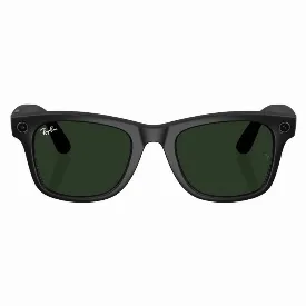 Очки Ray-Ban Ray-Ban Wayfarer Matte Black Transitions Graphite Green, 155 53 Size
