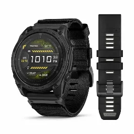 Умные часы Garmin Tactix 8, Amoled Sapphire, 51 мм, Titanium Black, черный (0100340601)
