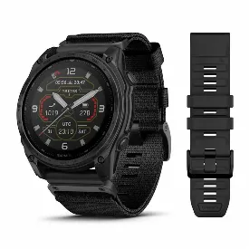 Умные часы Garmin Tactix 8 51mm Solar Sapphire Black, черный (0100340701)