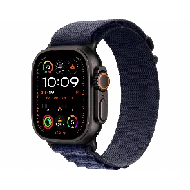 Apple Watch Ultra 2 (2024) GPS + Cellular 49 mm Black Titanium Case with Navy Alpine Loop Large