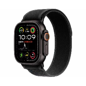 Apple Watch Ultra 2 (2024) GPS + Cellular 49 mm Black Titanium Case with Black Trail Loop Small