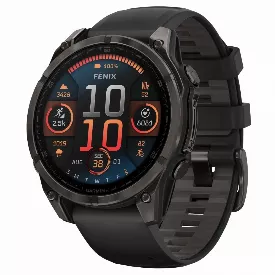 Умные часы Fenix 8, 47 мм, Amoled Sapphire Titanium Carbon Gray, темно-серый (0100290421)