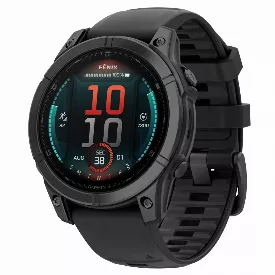 Умные часы Fenix E, 47 мм AMOLED Slate Gray / Black, черный (0100302501)