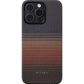 Чехол Pitaka Fusion Weaving MagEZ 5 для iPhone 15 Pro, Sunset