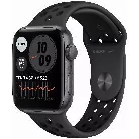 Смарт-часы Apple Watch Nike SE GPS 44 мм, черный