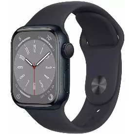 Умные часы Apple Watch Series 8 41 мм GPS, Aluminium Case, midnight Sport Band S/M