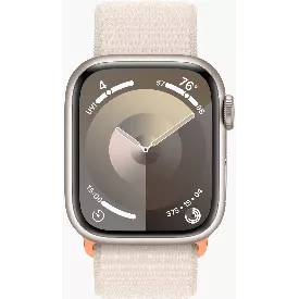 Умные часы Apple Watch Series 9 41 мм Aluminium Case GPS, Starlight Sport Loop