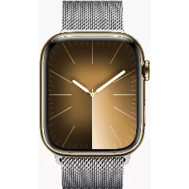 Умные часы Apple Watch Series 9 45 мм Stainless Steel Case GPS, Silver Milanese Loop
