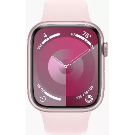 Умные часы Apple Watch Series 9 45 мм Aluminium Case GPS + Cellular, Pink/Light Pink Sport Band - M/L