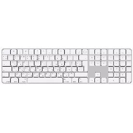 Беспроводная клавиатура Apple Magic Keyboard с Touch ID и цифровой панелью,  (MK2C3), White, белый