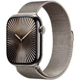 Умные часы Apple Watch Series 10 46 мм Natural Titanium Case with Natural Milanese Loop - M/L