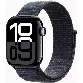 Умные часы Apple Watch Series 10 42 мм Jet Black Aluminium Case with Ink Sport Loop